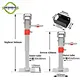 folding trailer jack